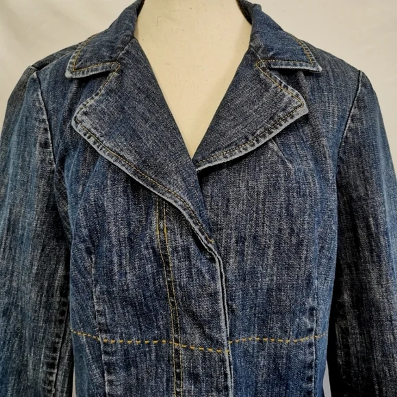 Tommy Hilfiger Denim Blazer - Sz M - Picture 2 of 6
